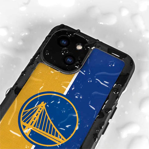 NBA Golden State Warriors Canvas iPhone 15 Plus Waterproof Case